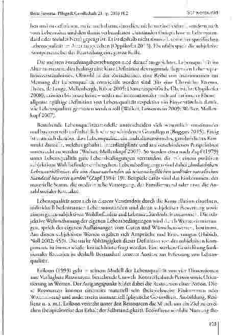 Vorschauseite 3: Lebensqualität im hohen Alter theoretische Ansätze, Messmethoden und empirische Befunde