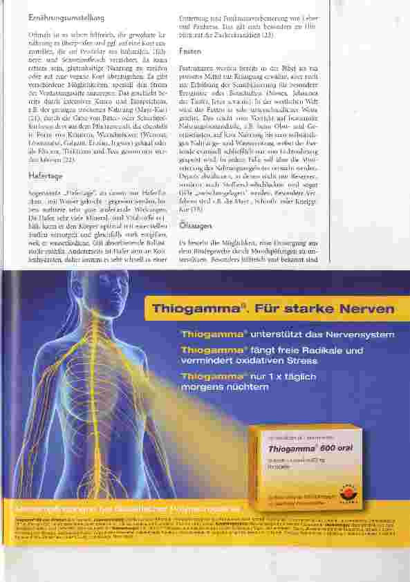 Vorschauseite 6: Ausleitung und Substitution „Geben ist seliger denn Nehmen“