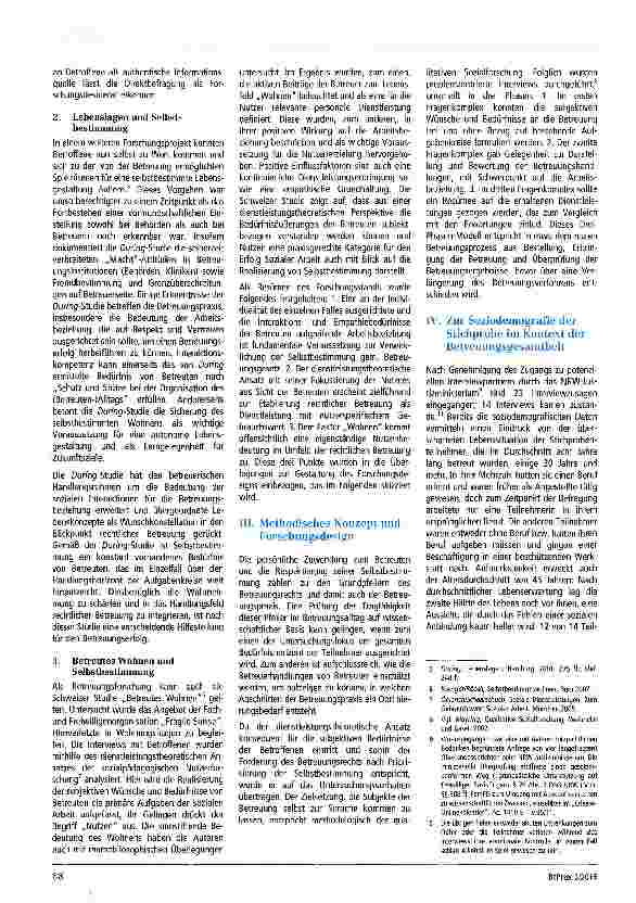 Vorschauseite 2: Nutzenorientierung als Gegenstand aktueller Betreuungsforschung - Selbstbestimmung im biografischen Kontext