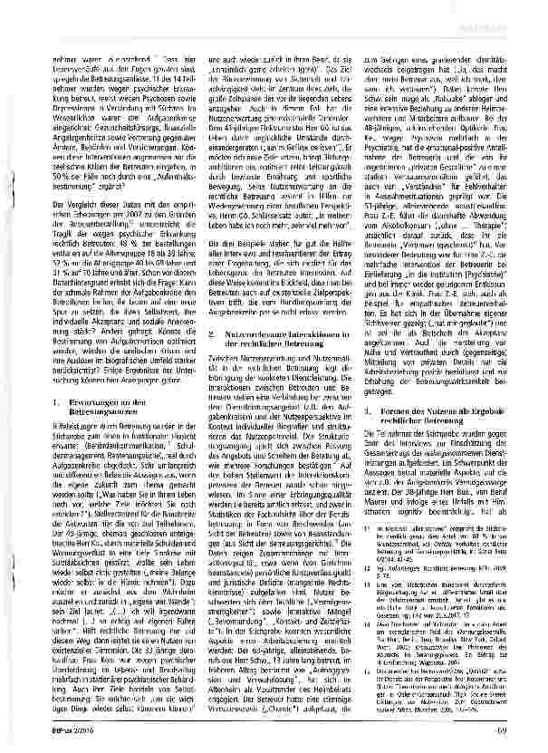 Vorschauseite 3: Nutzenorientierung als Gegenstand aktueller Betreuungsforschung - Selbstbestimmung im biografischen Kontext