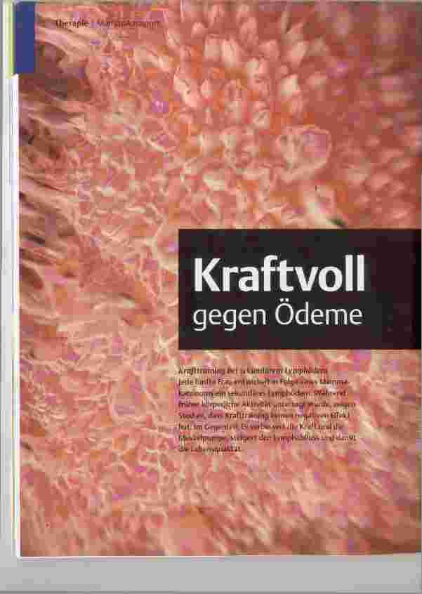 Vorschauseite 1: Kraftvoll gegen Ödeme