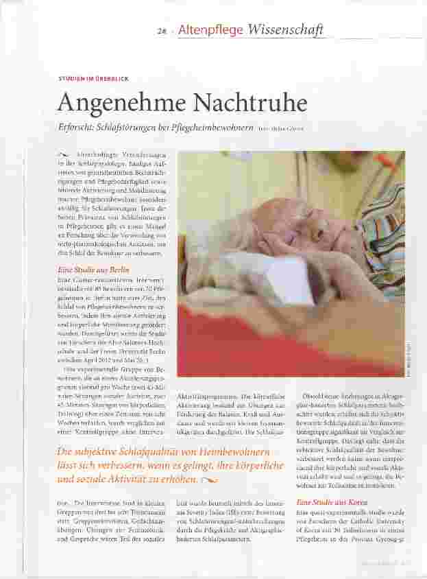 Vorschauseite 2: Angenehme Nachtruhe