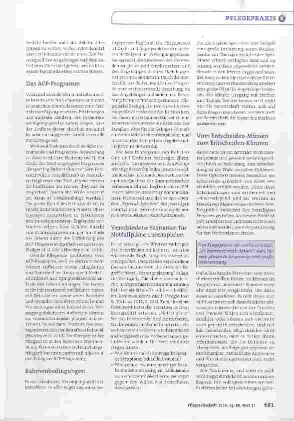 Vorschauseite 2: Vorausschauende Kommunikation: Unterstützung für Angehörige