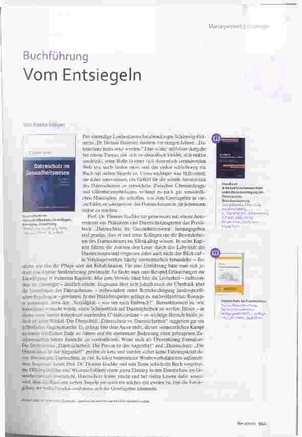 Vorschauseite 1: Vom Entsiegeln