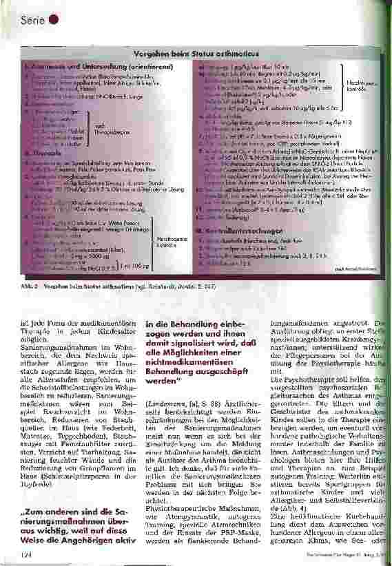Vorschauseite 4: Die Pflege des Kindes mit Asthma bronchiale 3. Folge: Pathophysiologie, Symptome, Diagnostik und Therapie