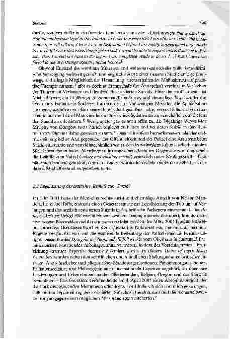 Vorschauseite 4: Aktuelles zur Sterbehilfe-Debatte in England