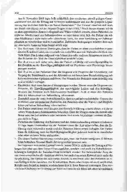 Vorschauseite 5: Aktuelles zur Sterbehilfe-Debatte in England