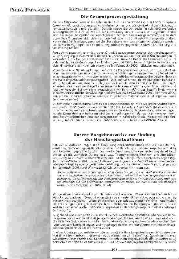 Vorschauseite 3: Die lernfeldorientierte Curriculumentwicklung