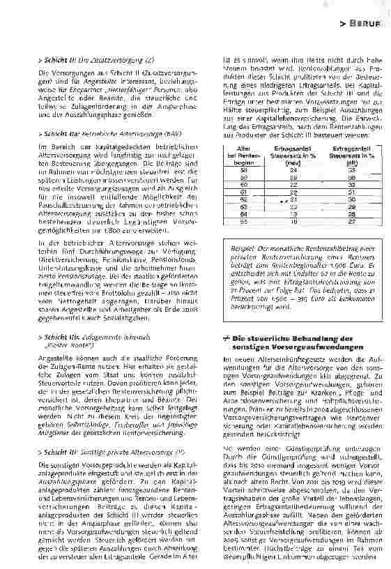 Vorschauseite 3: Das Alterseinkünftegesetz (AltEinG) und die Folgen
