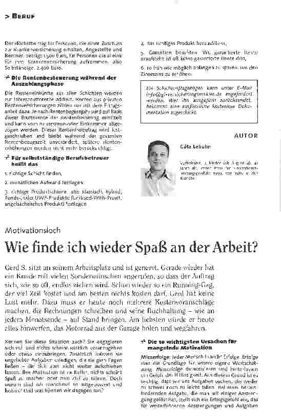 Vorschauseite 4: Das Alterseinkünftegesetz (AltEinG) und die Folgen