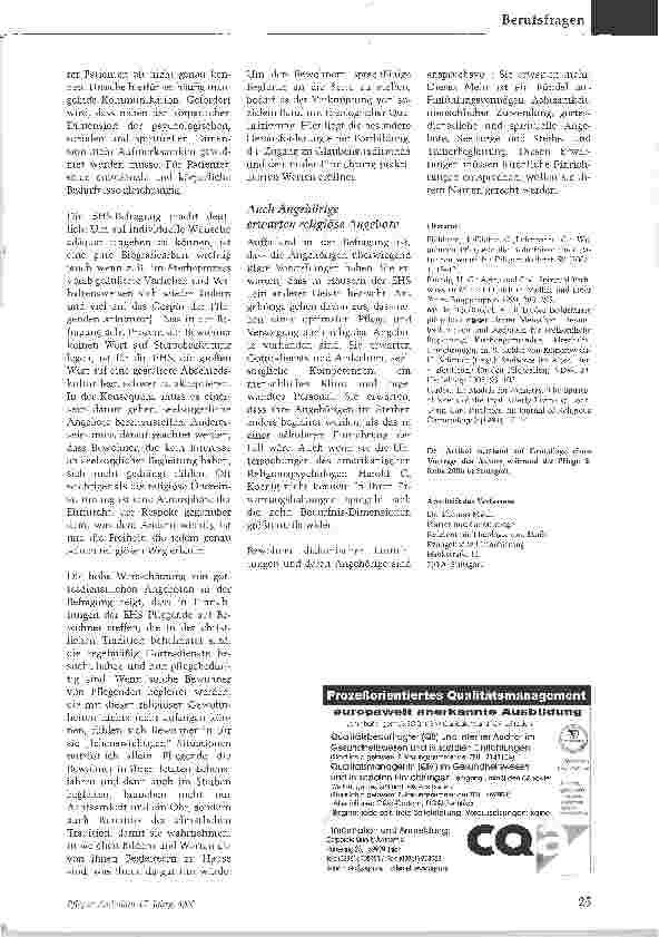 Vorschauseite 4: Beten Sie mit mir! - Religiöse Erwartungen pflegebedürftiger Menschen