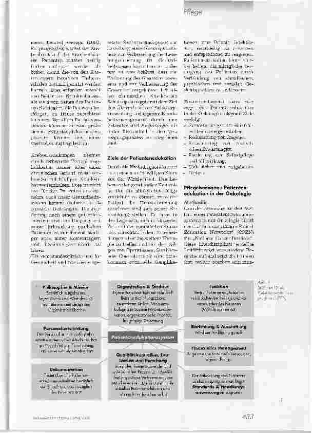 Vorschauseite 2: Mit dem Krebs umgehen lernenPatientenedukation in der onkologischen Pflege