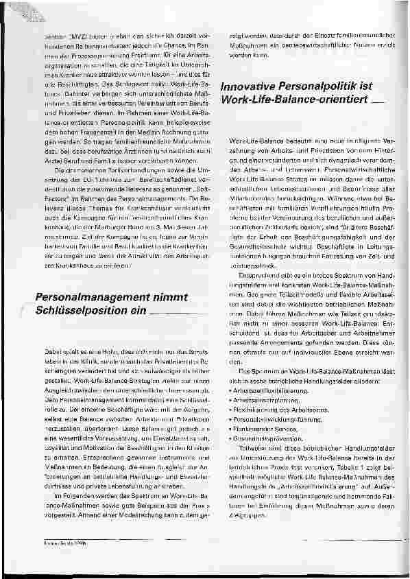 Vorschauseite 2: Familienfreundlichkeit lohnt sich