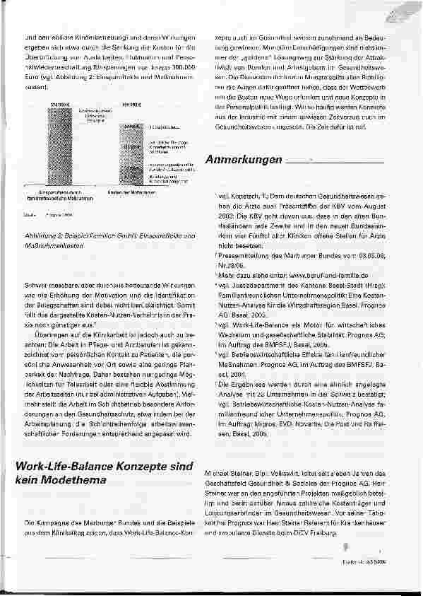 Vorschauseite 5: Familienfreundlichkeit lohnt sich