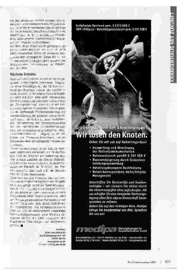 Vorschauseite 4: Wo bitte geht s zur Vision?Strategieentwicklung im Universitätsklinikum Düsseldorf