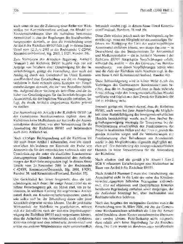 Vorschauseite 4: Entscheidungen Positivliste - Pflicht zur Begründung und zur Rechtsmittelbelehrung