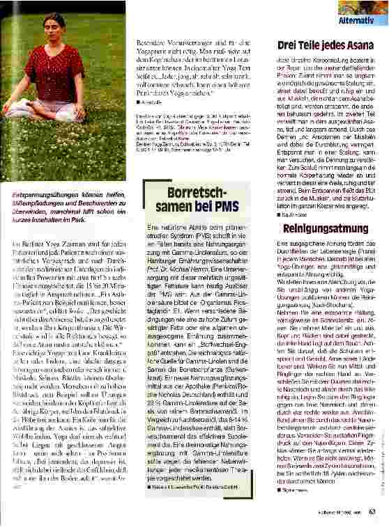 Vorschauseite 2: Yoga bei Krankheiten