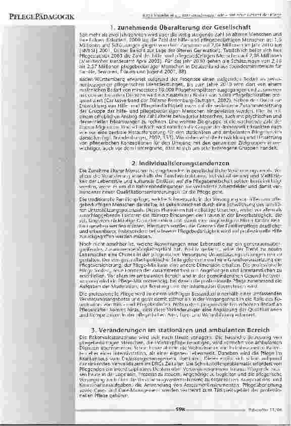 Vorschauseite 3: Krankenschwester ade - das neue Gesicht der Pflege
