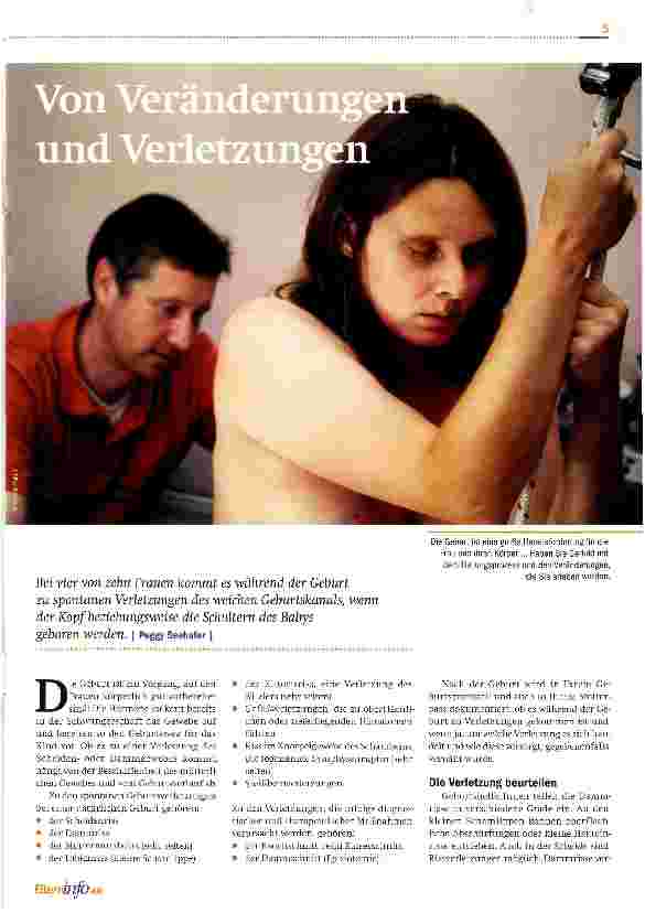 Vorschauseite 1: Von Veränderungen und Verletzungen
