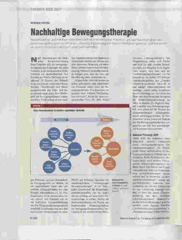 Vorschauseite 1: Nachhaltige Bewegungstherapie