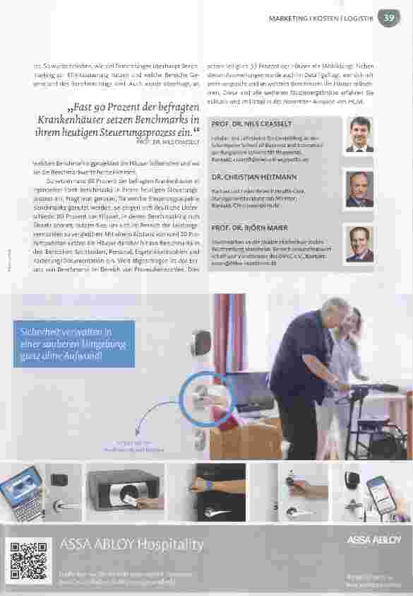 Vorschauseite 2: 2016 mit Schwerpunkt zum Thema Benchmarking