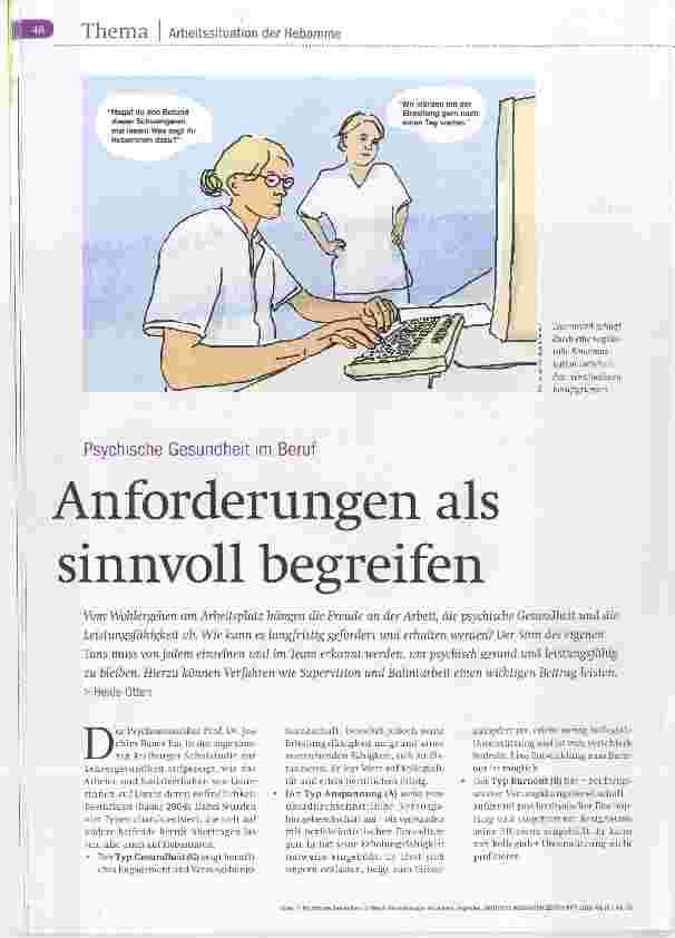 Vorschauseite 1: Anforderungen als sinnvoll begreifen