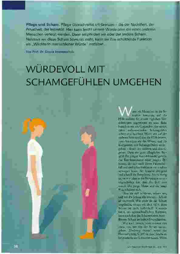 Vorschauseite 1: WÜRDEVOLL MIT SCHAMGEFÜHLEN UMGEHEN
