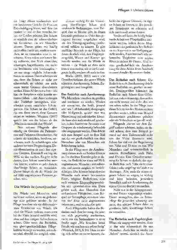 Vorschauseite 2: WÜRDEVOLL MIT SCHAMGEFÜHLEN UMGEHEN