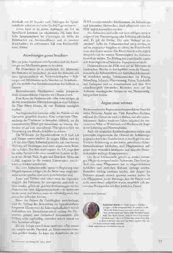 Vorschauseite 4: Spinale, PDK und CSE: Woraufzu achten ist