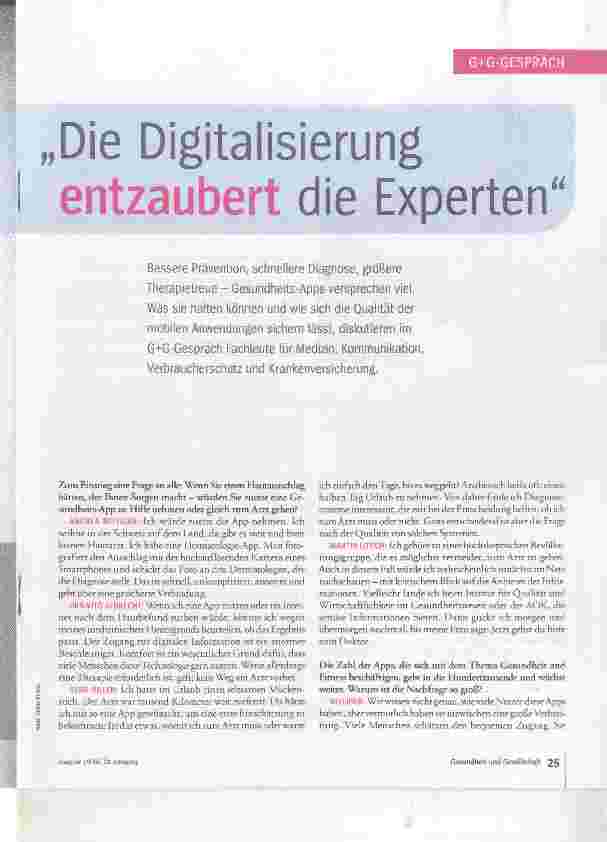 Vorschauseite 2: Die Digitalisierung entzaubert die Experten