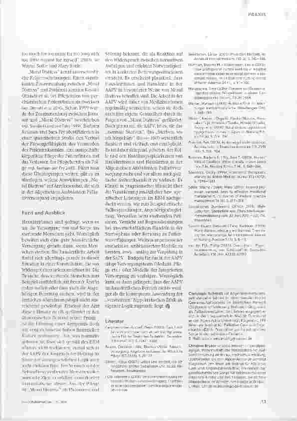 Vorschauseite 4: Hausärztliche Versorgung und die Sterbenden