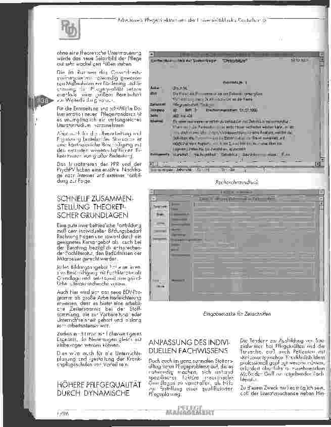 Vorschauseite 2: Literaturinformationssystem für Plflegepersonal