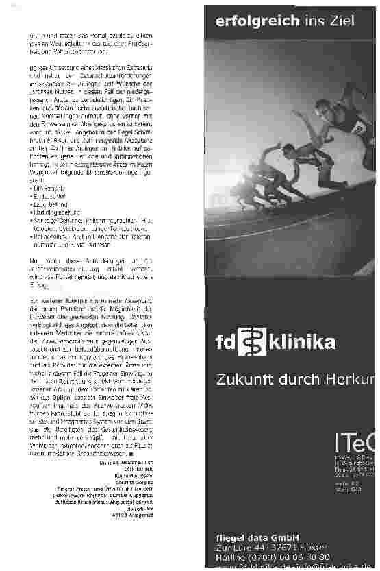 Vorschauseite 4: Start frei! Das Ärzteportal des Bethesda Krankenhaus Wuppertal eröffnet neue Kommunikationswege