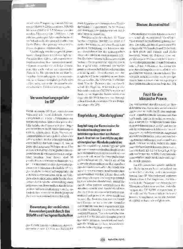 Vorschauseite 5: Die chirurgische Händedesinfektion zwischen Tradition und Fortschritt