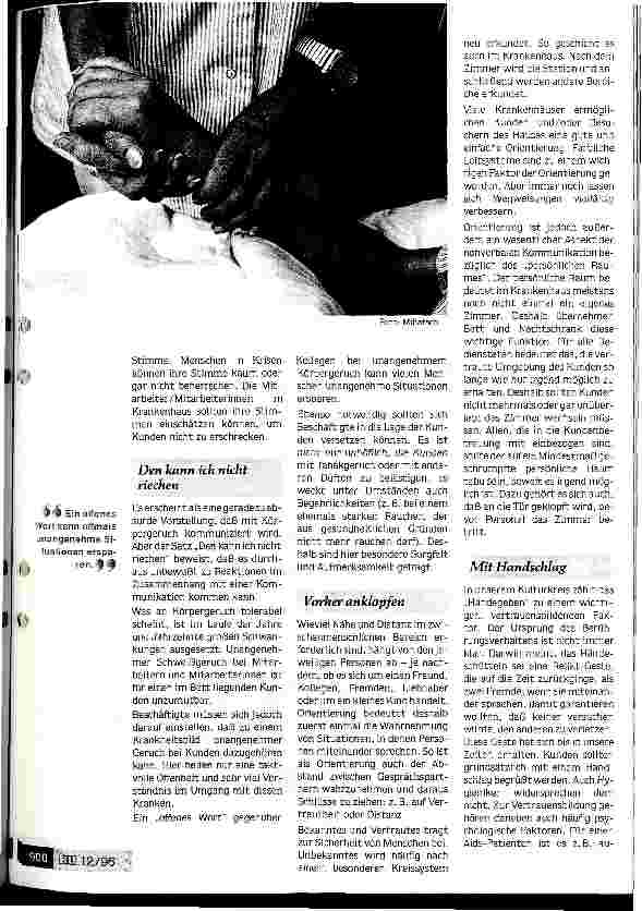 Vorschauseite 3: Aufrechter Gang bedeutet Macht, wer liegt, unterwirft sich Nonverbale Kommunikation und Kundenorientierung