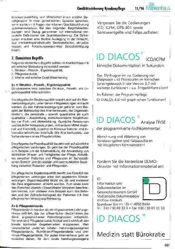 Vorschauseite 5: Grundsätze und Empfehlungen der DKG zur internen Qualitätssicherung in der stationären Krankenpflege