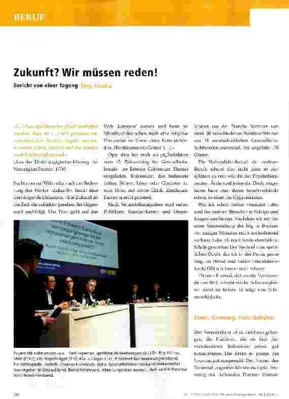 Vorschauseite 1: Zukunft? Wir müssen reden!
