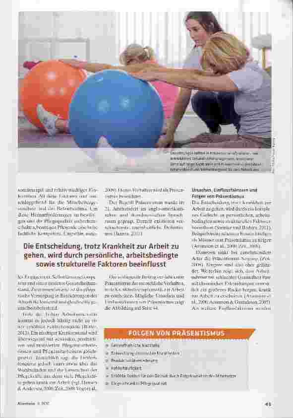 Vorschauseite 2: Problemfeld Präsentismus