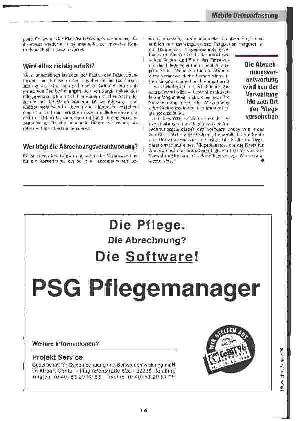Vorschauseite 4: Lesezeichen Gedanken zur mobilen Arbeitszeitund Leistungserfassung