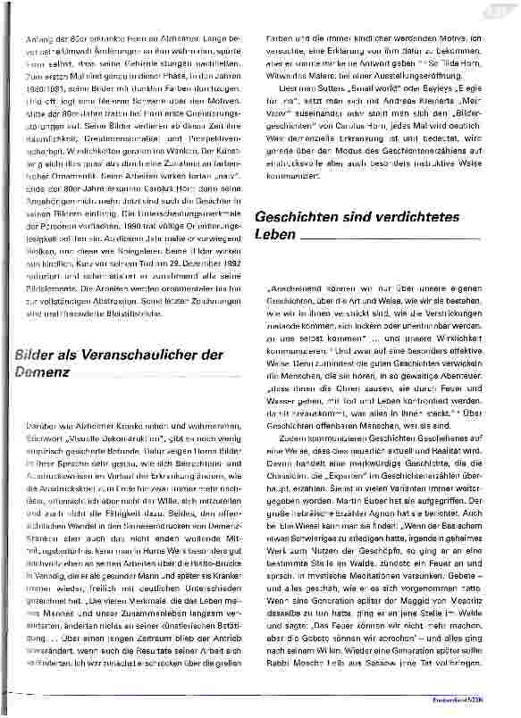 Vorschauseite 5: Zahlen und GeschichtenZweisprachigkeit in kirchlichen Krankenhäusern als Vorteil beim Umgang (nicht nur) mit Demenzkranken