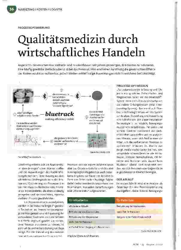 Vorschauseite 1: Qualitätsmedizin durch wirtschaftliches Handeln