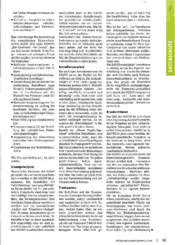 Vorschauseite 2: Das betrifft die Kliniken