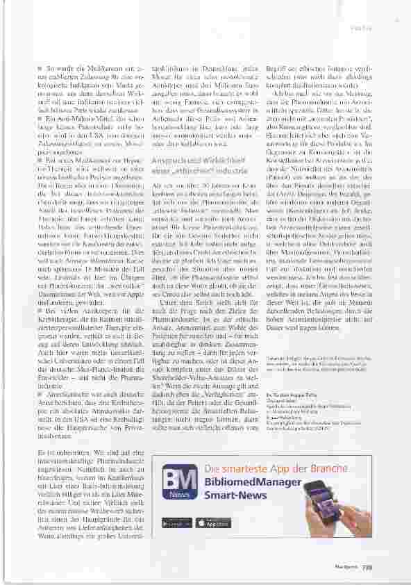 Vorschauseite 2: Arzneimittelpreise Erdrückende Last