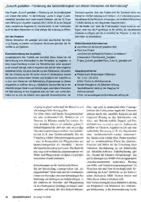 Vorschauseite 5: Alter(n) mit Chance auf Teilhabe