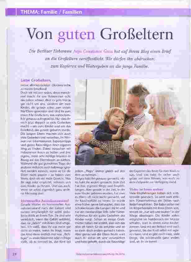 Vorschauseite 1: Von guten Großeltern