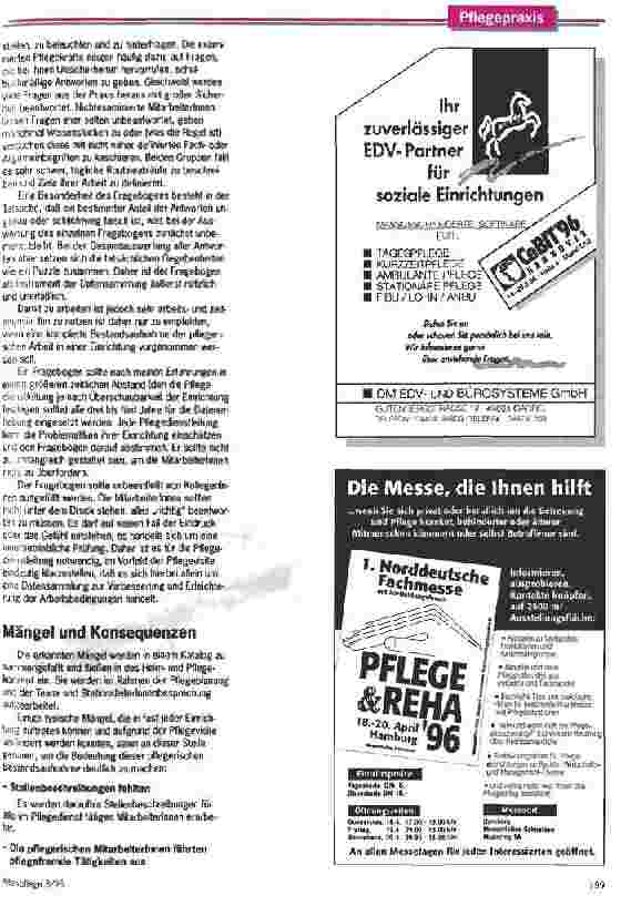 Vorschauseite 3: Ein Puzzle aus Mängeln und Konzepten Die Pflegevisite als Element der Qualitätssicherung