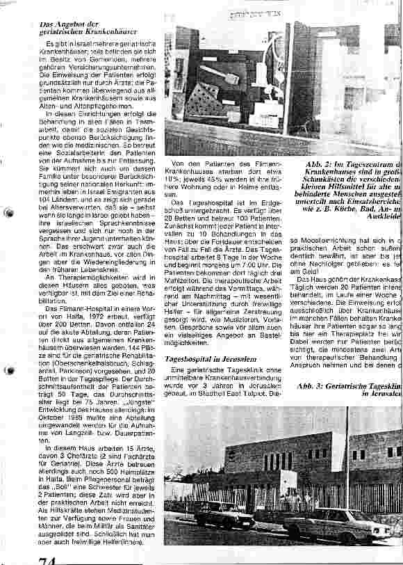 Vorschauseite 2: Altenhilfe in Israel (2)