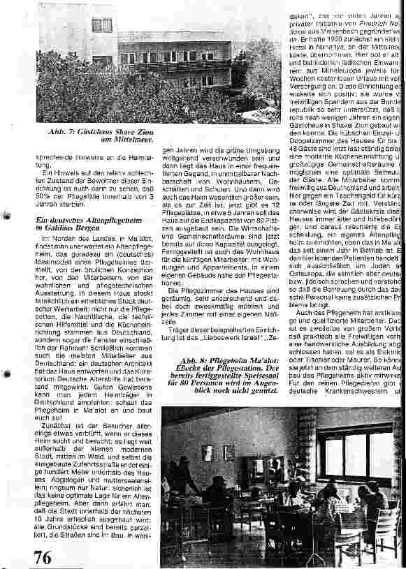 Vorschauseite 4: Altenhilfe in Israel (2)