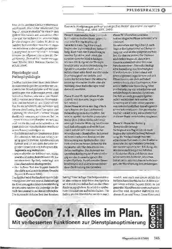 Vorschauseite 2: Beeinträchtigung der Lebensqualität vermeidenOrale Mukositis bei Patienten mit Tumortherapie - Teil 1: