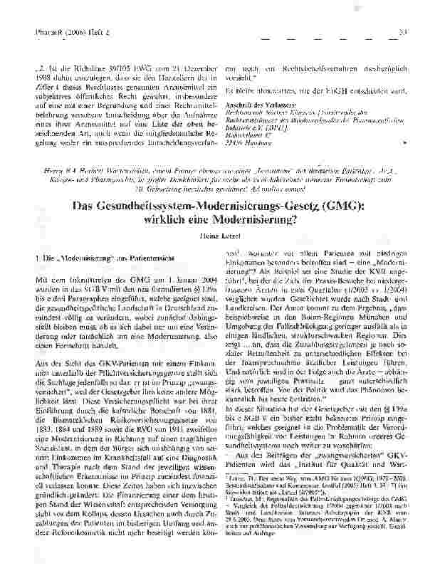 Vorschauseite 6: Ist die EU-Transparenzrichtlinie1 auf die Entscheidungen desGemeinsamen Bundesausschusses gemäß § 34 Abs. 1 S. 2 i.V.m. § 92Abs. 1 S. 2 Nr. 6 SGB V anwendbar und welche rechtliche…